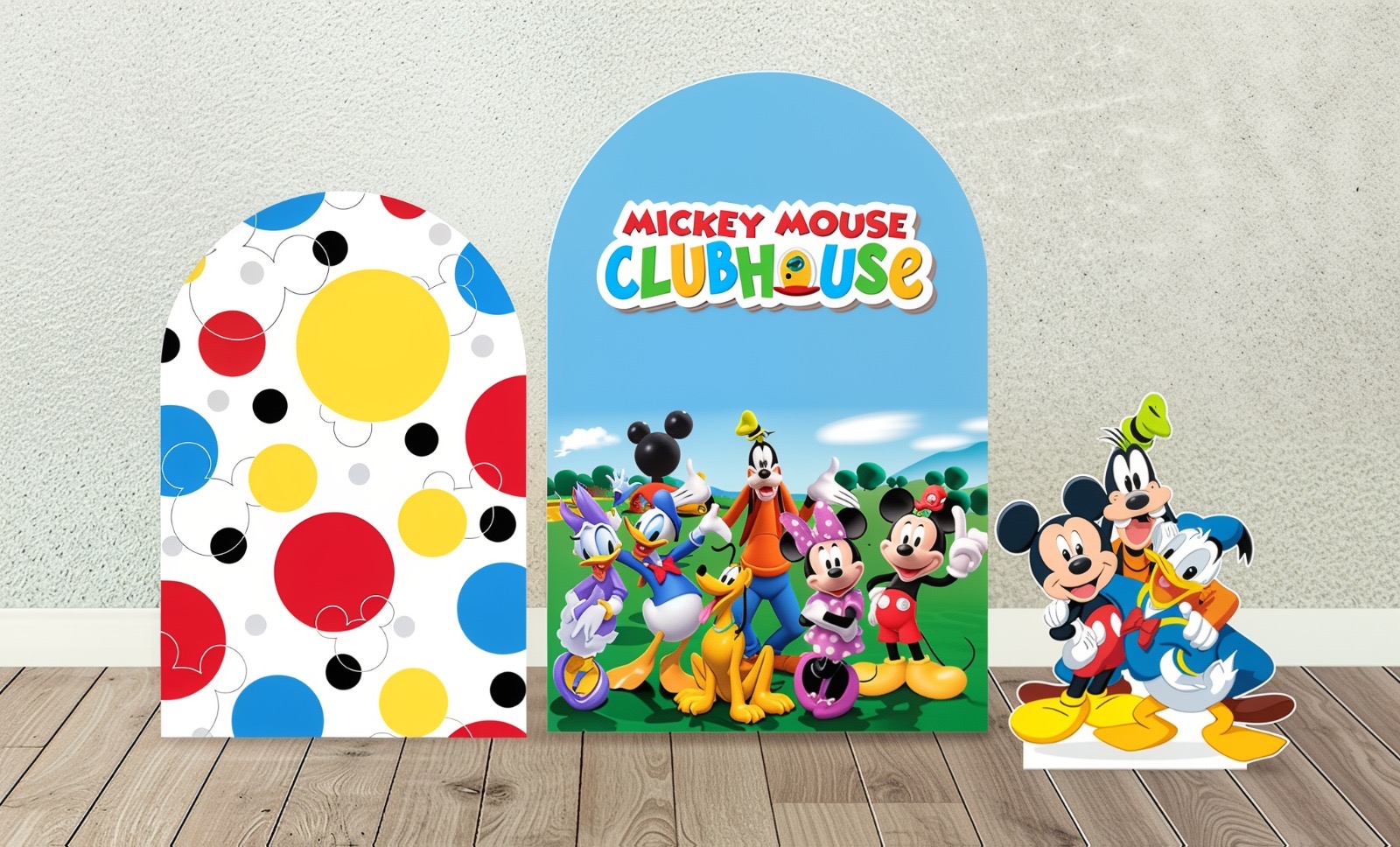 Mickey Mouse Clubhouse party backdrop