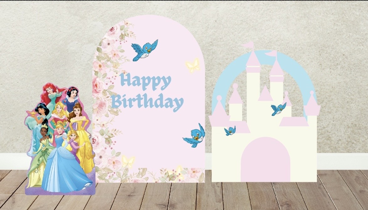 Disney Princess party backdrop